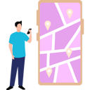 پیش‌نمایش فایل boy-looking-at-mobile-map-10333729 از پک شخصیت