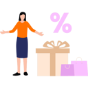پیش‌نمایش فایل girl-shopping-at-discount-10333721 از پک شخصیت
