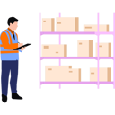 پیش‌نمایش فایل the-boy-is-checking-the-boxes-in-the-rack-10333681 از پک شخصیت