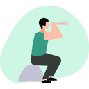 پیش‌نمایش فایل boy-looking-through-spyglass-10341188 از پک افراد