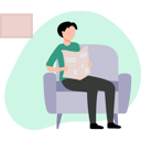 پیش‌نمایش فایل boy-reading-newspaper-10341160 از پک افراد