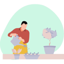 پیش‌نمایش فایل boy-watering-plants-10341189 از پک افراد