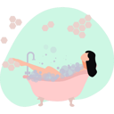 پیش‌نمایش فایل girl-bathing-in-tub-10341157 از پک افراد