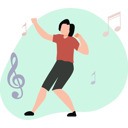 پیش‌نمایش فایل girl-dancing-to-music-10341182 از پک افراد