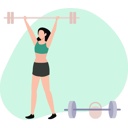 پیش‌نمایش فایل girl-doing-weightlifting-10341158 از پک افراد