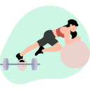 پیش‌نمایش فایل girl-exercising-with-ball-10341180 از پک افراد