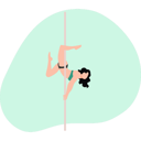 پیش‌نمایش فایل girl-exercising-with-pole-10341152 از پک افراد