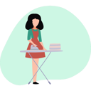 پیش‌نمایش فایل girl-ironing-clothes-10341154 از پک افراد