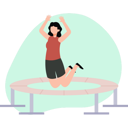 پیش‌نمایش فایل girl-jumping-on-trampoline-10341187 از پک افراد