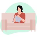 پیش‌نمایش فایل girl-knitting-on-sofa-10341147 از پک افراد