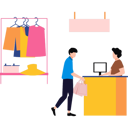 پیش‌نمایش فایل boy-buying-clothes-from-mall-10375582 از پک فعالیت‌های روزمره
