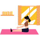پیش‌نمایش فایل girl-doing-yoga-exercise-10375547 از پک فعالیت‌های روزمره