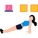 پیش‌نمایش فایل girl-is-doing-upward-planks-10375566 از پک فعالیت‌های روزمره