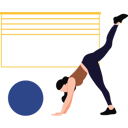 پیش‌نمایش فایل girl-is-exercising-in-different-positions-10375565 از پک فعالیت‌های روزمره