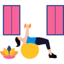 پیش‌نمایش فایل girl-is-exercising-with-ball-and-dumbbell-10375550 از پک فعالیت‌های روزمره