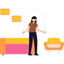 پیش‌نمایش فایل girl-is-jumping-rope-10375583 از پک فعالیت‌های روزمره
