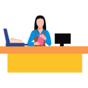 پیش‌نمایش فایل girl-is-standing-at-the-cash-counter-10375559 از پک فعالیت‌های روزمره