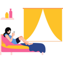 پیش‌نمایش فایل girl-is-using-phone-in-bed-10375561 از پک فعالیت‌های روزمره