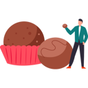 پیش‌نمایش فایل boy-have-a-chocolate-muffin-and-biscuit-10322215 از پک روز جهانی نوتلا