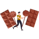پیش‌نمایش فایل boy-have-bar-of-chocolates-and-chocolate-lollipops-10322314 از پک روز جهانی نوتلا