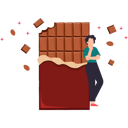 پیش‌نمایش فایل boy-is-eating-bar-of-chocolate-10322312 از پک روز جهانی نوتلا