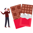 پیش‌نمایش فایل boy-is-eating-bars-of-chocolate-10322299 از پک روز جهانی نوتلا