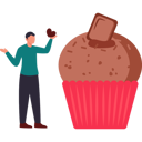 پیش‌نمایش فایل boy-is-holding-a-heart-shaped-chocolate-10322325 از پک روز جهانی نوتلا