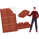 پیش‌نمایش فایل boy-is-holding-a-piece-of-chocolate-10322224 از پک روز جهانی نوتلا