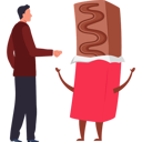 پیش‌نمایش فایل boy-is-looking-at-a-pack-of-chocolate-10322202 از پک روز جهانی نوتلا