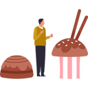 پیش‌نمایش فایل boy-is-looking-at-chocolate-cupcake-10322305 از پک روز جهانی نوتلا