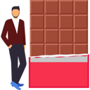 پیش‌نمایش فایل boy-is-looking-at-the-chocolate-bar-10322209 از پک روز جهانی نوتلا
