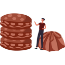 پیش‌نمایش فایل boy-is-looking-at-the-chocolate-biscuit-10322311 از پک روز جهانی نوتلا