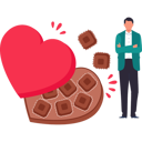 پیش‌نمایش فایل boy-is-pointing-at-the-box-of-chocolates-10322300 از پک روز جهانی نوتلا