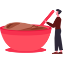 پیش‌نمایش فایل boy-is-stirring-the-melted-chocolate-10322241 از پک روز جهانی نوتلا