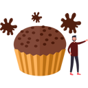 پیش‌نمایش فایل boy-stands-next-to-the-chocolate-muffin-10322292 از پک روز جهانی نوتلا