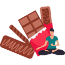 پیش‌نمایش فایل girl-eats-too-many-chocolates-10322245 از پک روز جهانی نوتلا