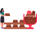 پیش‌نمایش فایل girl-has-a-chocolate-candy-10322244 از پک روز جهانی نوتلا