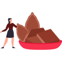 پیش‌نمایش فایل girl-is-standing-next-to-the-chocolate-tray-10322238 از پک روز جهانی نوتلا