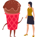 پیش‌نمایش فایل girl-is-talking-to-the-ice-cream-10322248 از پک روز جهانی نوتلا