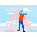 پیش‌نمایش فایل boy-is-enjoying-in-snow-10389511 از پک زمستان