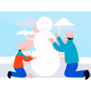 پیش‌نمایش فایل boys-are-making-snowman-10389501 از پک زمستان