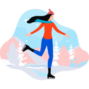 پیش‌نمایش فایل girl-is-doing-ice-skating-10389492 از پک زمستان