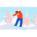 پیش‌نمایش فایل girl-is-doing-ice-skating-10389503 از پک زمستان
