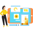 پیش‌نمایش فایل businesswoman-is-updating-her-phone-10386361 از پک بهینه‌سازی