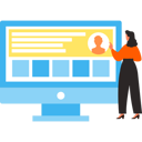 پیش‌نمایش فایل businesswoman-is-viewing-her-profile-10386356 از پک بهینه‌سازی