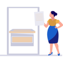 پیش‌نمایش فایل girl-is-voting-online-10404564 از پک انتخابات و روز رأی‌گیری