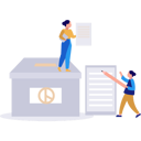 پیش‌نمایش فایل girls-are-working-on-election-day-10404552 از پک انتخابات و روز رأی‌گیری