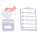 پیش‌نمایش فایل people-are-voting-in-the-box-10404567 از پک انتخابات و روز رأی‌گیری