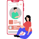 پیش‌نمایش فایل boy-and-girl-chatting-on-mobile-10419854 از پک جشن دوستانه