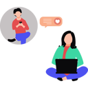 پیش‌نمایش فایل boy-and-girl-chatting-online-on-laptop-10419853 از پک جشن دوستانه